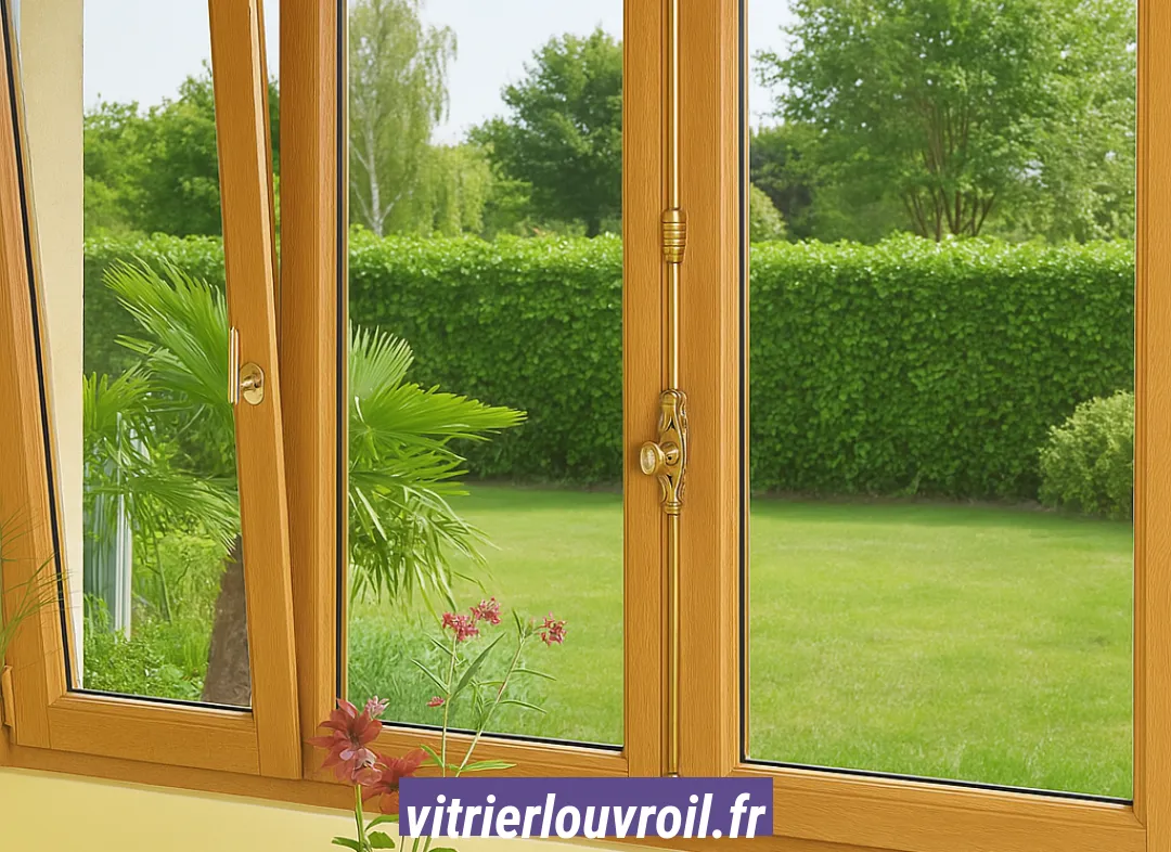 Installation de fenêtre en bois sur mesure Louvroil